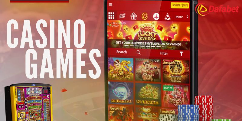 Một vài tựa game casino hấp dẫn tại Dafabet